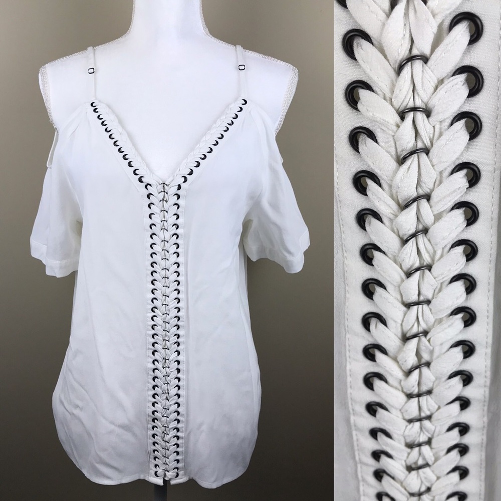 Muche & Muchette lace up top